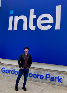Photograph of Mohammad at Intel Corporation